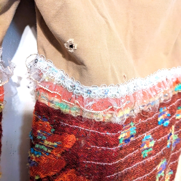 OOAK Bloomers Crop Handmade Festival Boho Hippie Cottage Core Pants - Picture 4 of 7